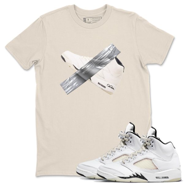 Duct Tape Unisex Crew Neck Sneaker Matching Tee Shirt To Match 5s Sail Jezsport.com