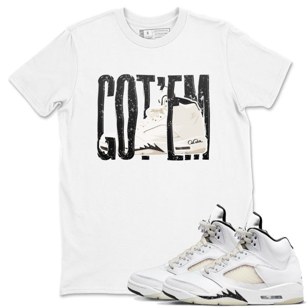 Wiggling Gotem Unisex Crew Neck Sneaker Matching Tee Shirt To Match 5s Sail Jezsport.com