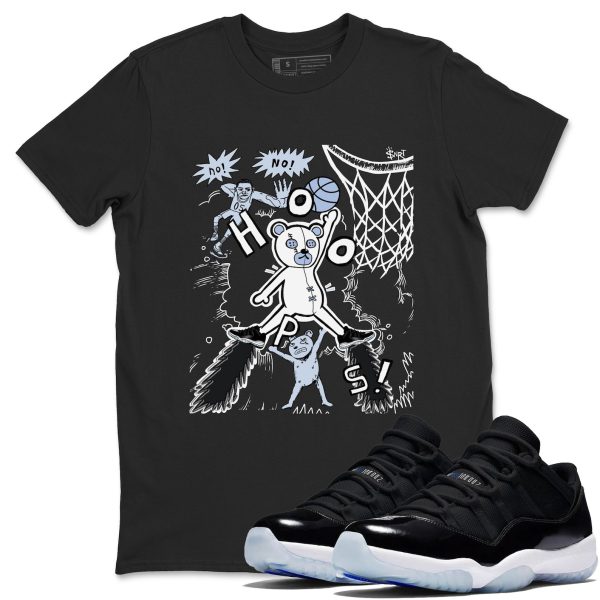 Stop The Bear Unisex Crew Neck Sneaker Matching Tee Shirt To Match 11s Low Space Jezsport.com