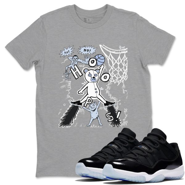 Stop The Bear Unisex Crew Neck Sneaker Matching Tee Shirt To Match 11s Low Space Jezsport.com