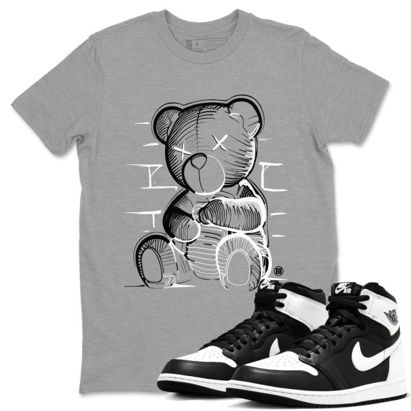 Neon Bear Unisex Crew Neck Sneaker Matching Tee Shirt To Match 1s Panda Jezsport.com