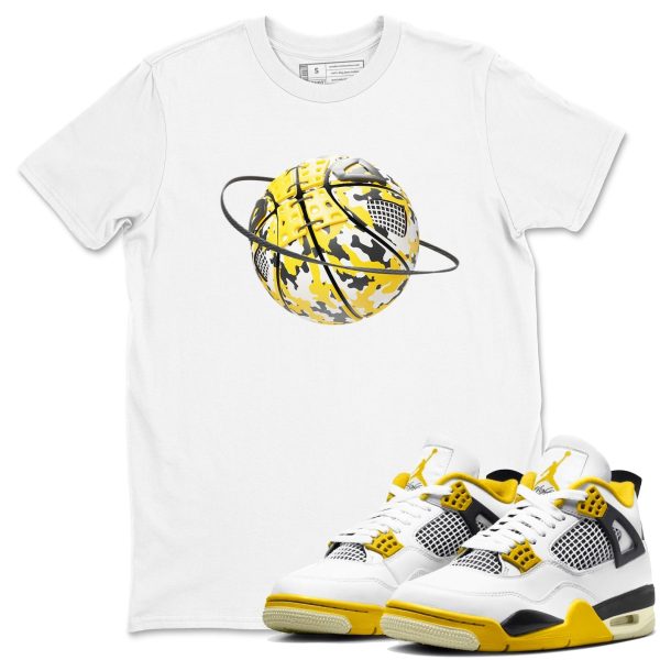 Camo Basketball Planet Streetwear Brand Shirts To Match Jordans 4s Vivid Sulfur Jezsport.com