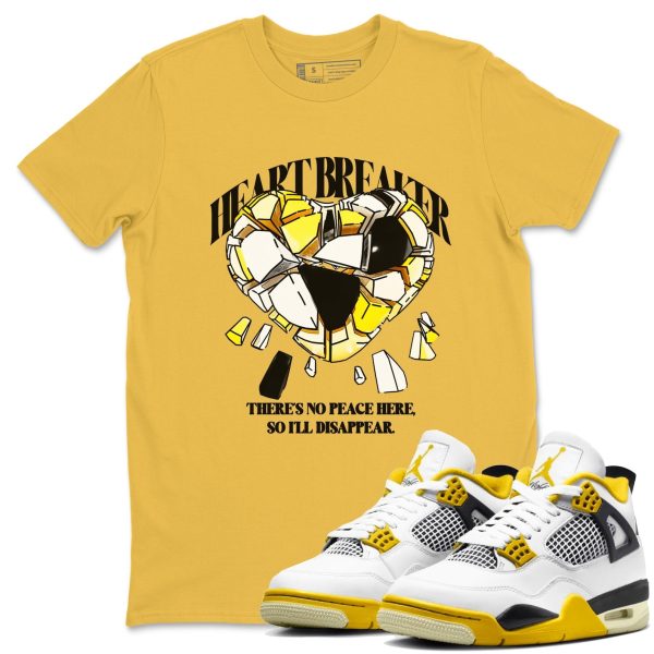 Heart Breaker Streetwear Brand Shirts To Match Jordans 4s Vivid Sulfur Jezsport.com