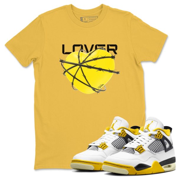 Heart Lover Streetwear Brand Shirts To Match Jordans 4s Vivid Sulfur Jezsport.com