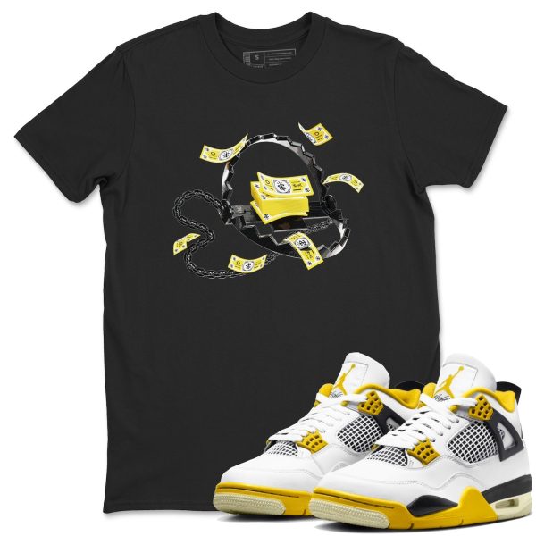 Trap Money Streetwear Brand Shirts To Match Jordans 4s Vivid Sulfur Jezsport.com