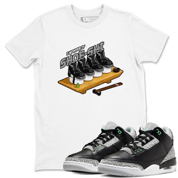 ShoeSneaker Tee - Jordansshi Sneaker Tee - Unisex Cotton Sneaker Shirts To Match Jordans 3s Green Glow Jezsport.com