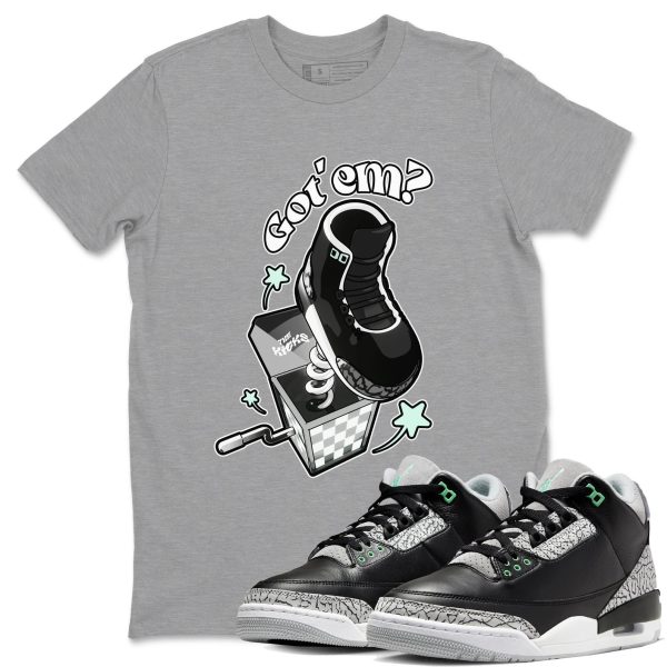 Shoe In The Box Sneaker Tee - Unisex Cotton Sneaker Shirts To Match Jordans 3s Green Glow Jezsport.com