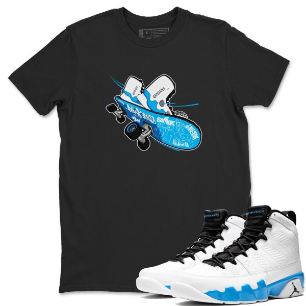 Skateboard Streetwear Shirts To Match Jordans 9s Powder Blue Jezsport.com