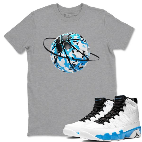 Camo Basketball Planet Streetwear Shirts To Match Jordans 9s Powder Blue Jezsport.com