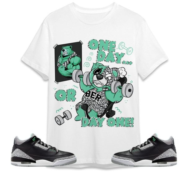 BER Gymmer Unisex Tees Jordan 3 Green Glow to match Sneaker, Outfit For Work Cute Gymmer match Jordan Hoodie Jezsport.com