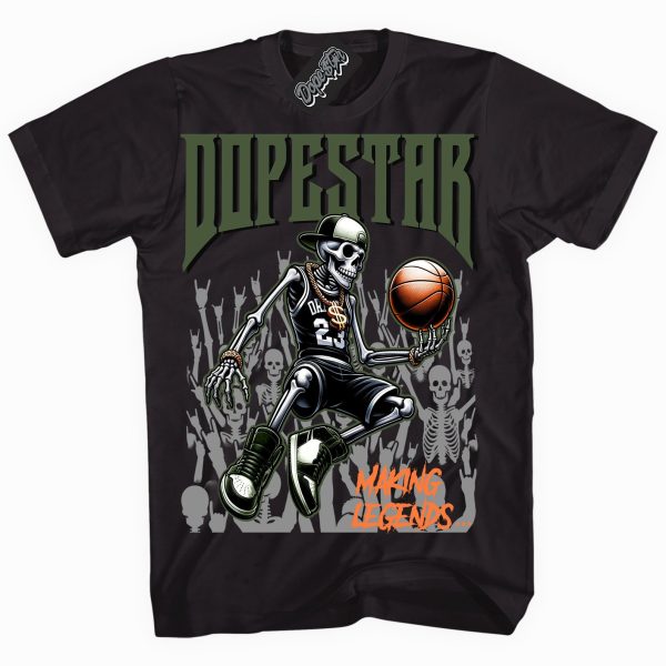 Olive 5s DopeStar Making Legends Graphic Shirt Jezsport.com