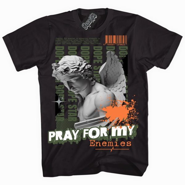 Olive 5s DopeStar Pray Enemies Graphic Shirt Jezsport.com