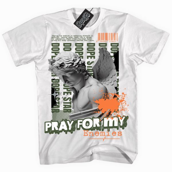 Olive 5s DopeStar Pray Enemies Graphic Shirt Jezsport.com