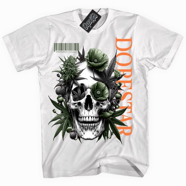 Olive 5s DopeStar Skull Poppies Graphic shirt Jezsport.com