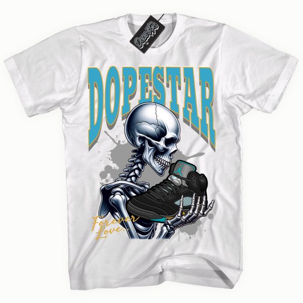 Aqua 5s DopeStar Forever Love Graphic Shirt Jezsport.com