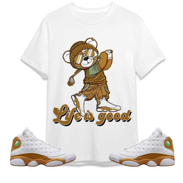 BER Like Golf Unisex Tees Jordan 13 Wheat, Outfit For Work Cute Like Golf match Jordan, Funny Golf Sneaker Shirt, Sports Tees Jezsport.com