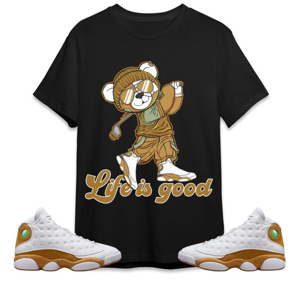 BER Like Golf Unisex Tees Jordan 13 Wheat, Outfit For Work Cute Like Golf match Jordan, Funny Golf Sneaker Shirt, Sports Tees Jezsport.com