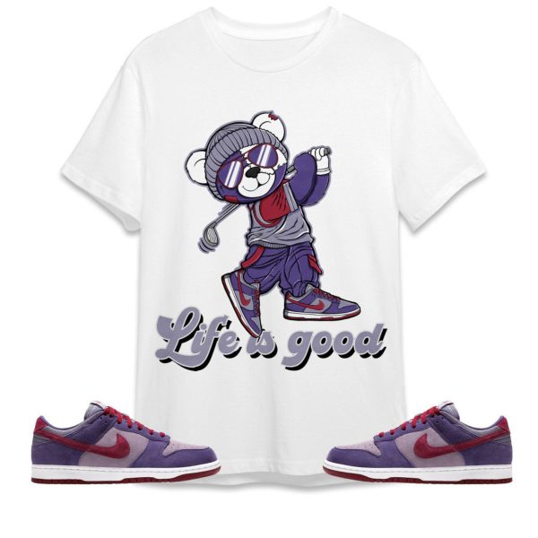 BER Like Golf Unisex Tees Dunk Low Plum, Outfit For Work Cute Like Golf match Jordan, Funny Golf Sneaker Shirt, Sports Tees Jezsport.com