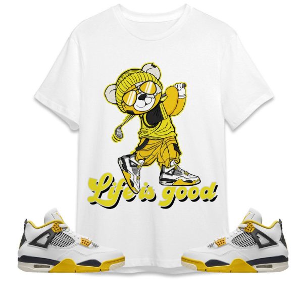 BER Like Golf Unisex Tees AJ 4 Vivid Sulfur, Outfit For Work Cute Like Golf match Jordan, Funny Golf Sneaker Shirt, Sports Tees Jezsport.com