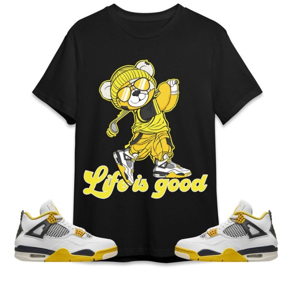 BER Like Golf Unisex Tees AJ 4 Vivid Sulfur, Outfit For Work Cute Like Golf match Jordan, Funny Golf Sneaker Shirt, Sports Tees Jezsport.com