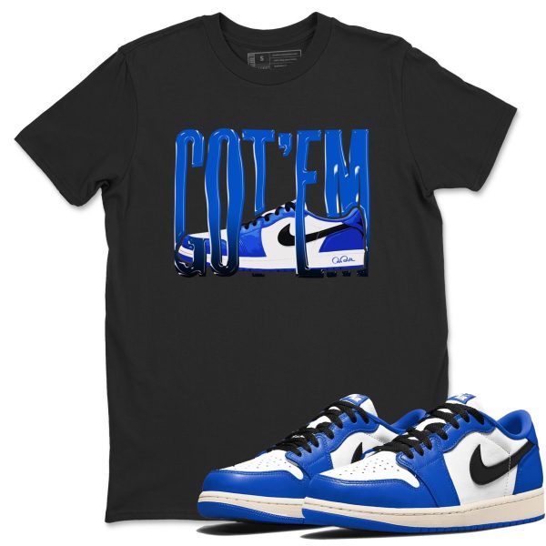 Wiggling Gotem Streetwear Brand Shirts To Match Jordans 1s Game Royal Jezsport.com