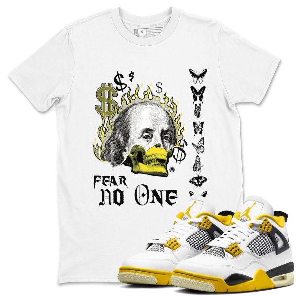 Fear No One Streetwear Brand Shirts To Match Jordans 4s Vivid Sulfur Jezsport.com