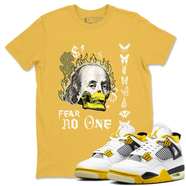 Fear No One Streetwear Brand Shirts To Match Jordans 4s Vivid Sulfur Jezsport.com