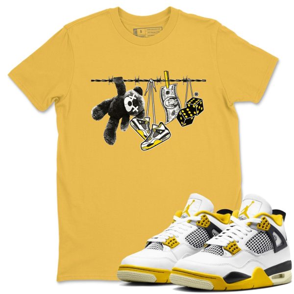 Clothesline Streetwear Brand Shirts To Match Jordans 4s Vivid Sulfur Jezsport.com