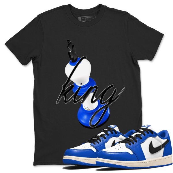 3D King Streetwear Brand Shirts To Match Jordans 1s Game Royal Jezsport.com