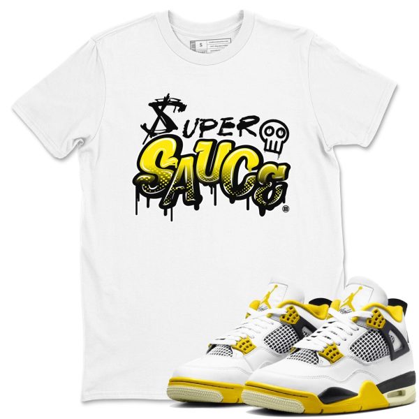 Super Sauce Streetwear Brand Shirts To Match Jordans 4s Vivid Sulfur Jezsport.com