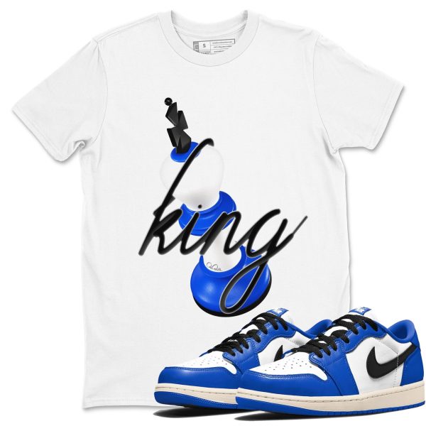 3D King Streetwear Brand Shirts To Match Jordans 1s Game Royal Jezsport.com