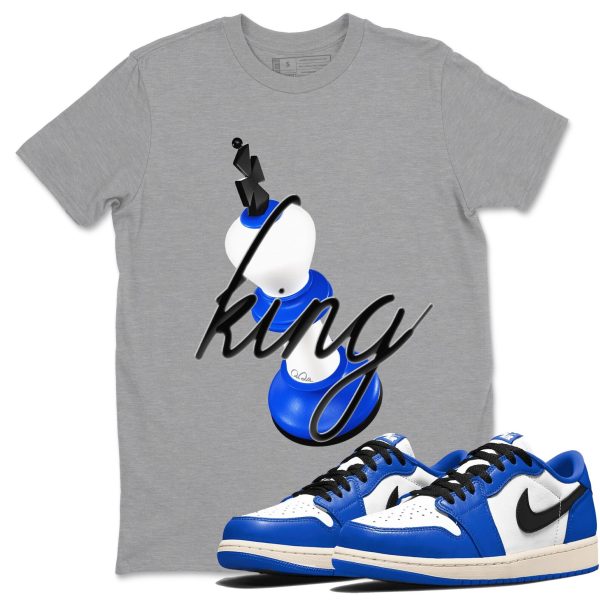 3D King Streetwear Brand Shirts To Match Jordans 1s Game Royal Jezsport.com