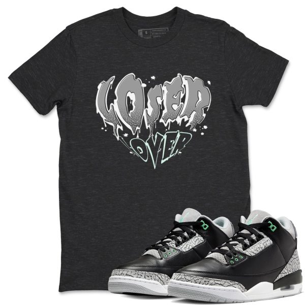 Melting Loser Lover Streetwear Brand Shirts To Match Jordans 3s Green Glow Jezsport.com