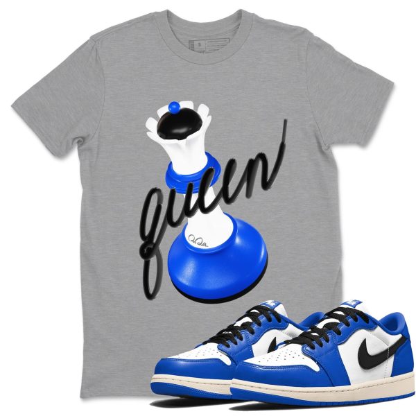 3D Queen Streetwear Brand Shirts To Match Jordans 1s Game Royal Jezsport.com