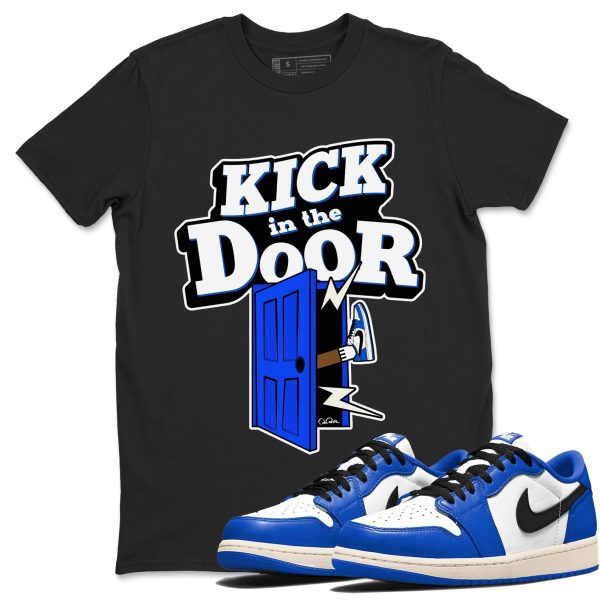 Kick In The Door Streetwear Brand Shirts To Match Jordans 1s Game Royal Jezsport.com