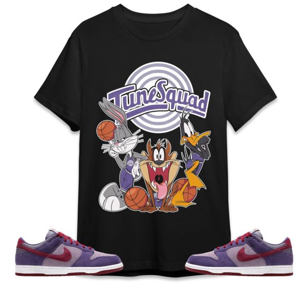 Tune Friends Unisex Tees Dunk Low Plum streetwear, cartoon 90s jordan Tees, Outfit birthday gift friends Jezsport.com