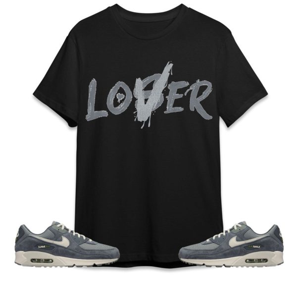 Loser Lover Unisex Tees Air Max 90 Iron Grey streetwear cartoon 90s Tees, Outfit back to school,sneaker match Tees Jezsport.com