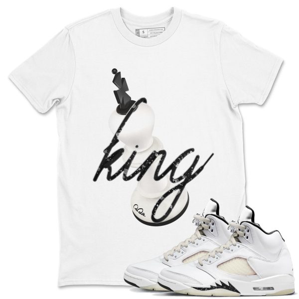 3D King Unisex Crew Neck Sneaker Matching Tee Shirt To Match 5s Sail Jezsport.com