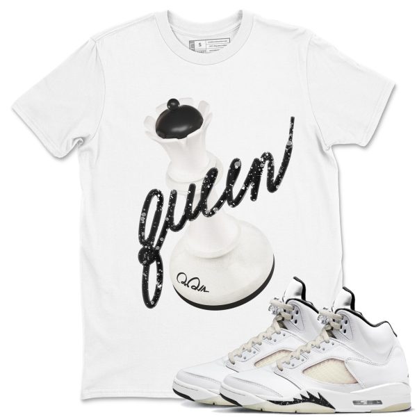 3D Queen Unisex Crew Neck Sneaker Matching Tee Shirt To Match 5s Sail Jezsport.com