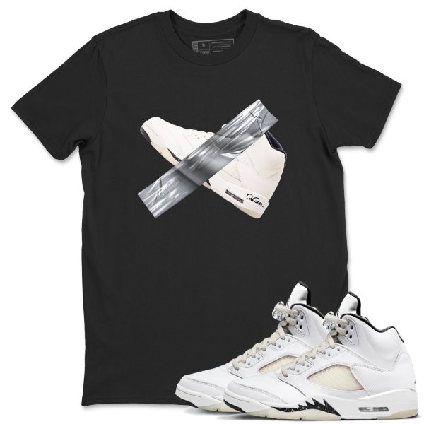 Duct Tape Unisex Crew Neck Sneaker Matching Tee Shirt To Match 5s Sail Jezsport.com