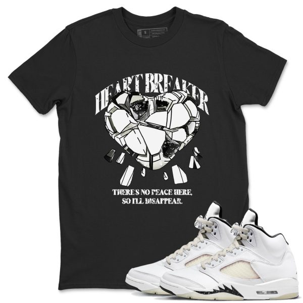 Heart Breaker Unisex Crew Neck Sneaker Matching Tee Shirt To Match 5s Sail Jezsport.com