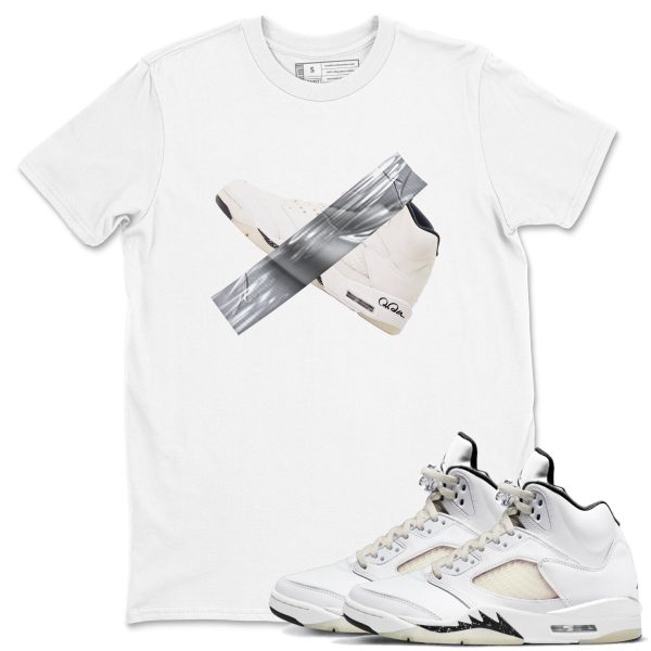 Duct Tape Unisex Crew Neck Sneaker Matching Tee Shirt To Match 5s Sail Jezsport.com