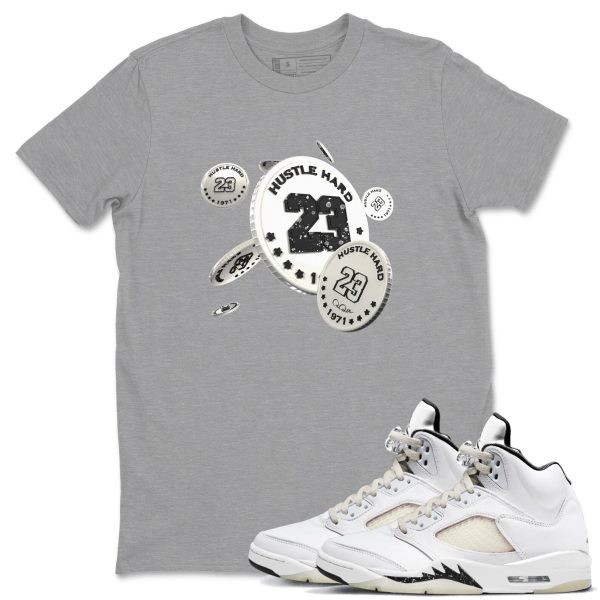 Coin Drop Unisex Crew Neck Sneaker Matching Tee Shirt To Match 5s Sail Jezsport.com