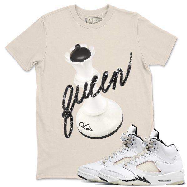 3D Queen Unisex Crew Neck Sneaker Matching Tee Shirt To Match 5s Sail Jezsport.com