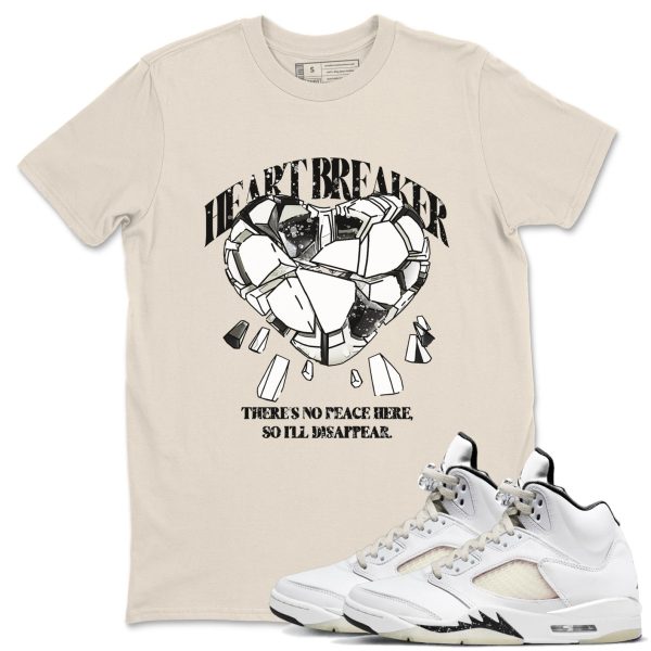 Heart Breaker Unisex Crew Neck Sneaker Matching Tee Shirt To Match 5s Sail Jezsport.com