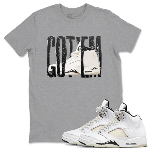 Wiggling Gotem Unisex Crew Neck Sneaker Matching Tee Shirt To Match 5s Sail Jezsport.com