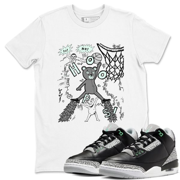 Stop The Bear Unisex Crew Neck Sneaker Matching Tee Shirt To Match 3s Green Glow Jezsport.com