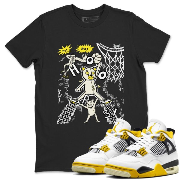 Stop The Bear Unisex Crew Neck Sneaker Matching Tee Shirt To Match 4s Vivid Sulfur Jezsport.com