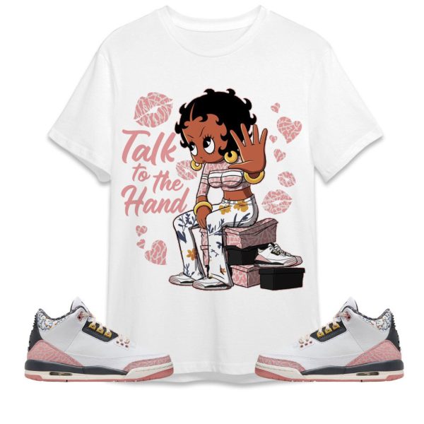 Talk To The Hand Unisex Tees AJ 3 Red Stardust streetwear cartoon 90s, Outfit back to school, sneaker match Tees Jezsport.com