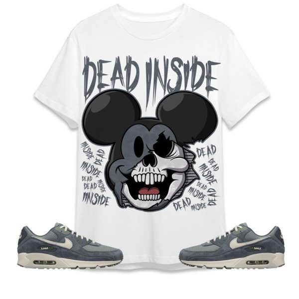 Mickey Horror Unisex Tees Air Max 90 Iron Grey to match Sneaker, streetwear cartoon 90s Tees Outfit back to school graphic Tees Jezsport.com